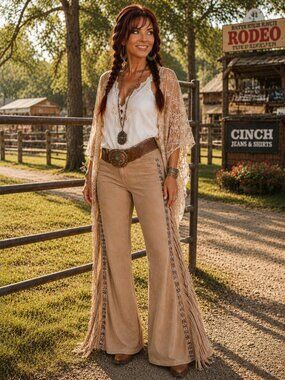 Savanna Jane Tan Suede-Look Wide Leg Pants